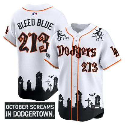 Men's Los Angeles Dodgers 'Halloween Edition' Premier Limited Jersey - Stitched