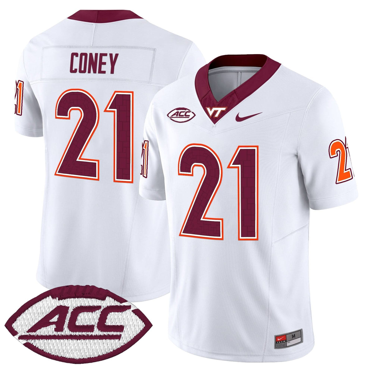 Men's Virginia Tech Hokies 2025 Vapor Limited Jersey - All Stitched