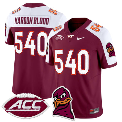 Men's Virginia Tech Hokies 2025 Vapor Limited Jersey - All Stitched