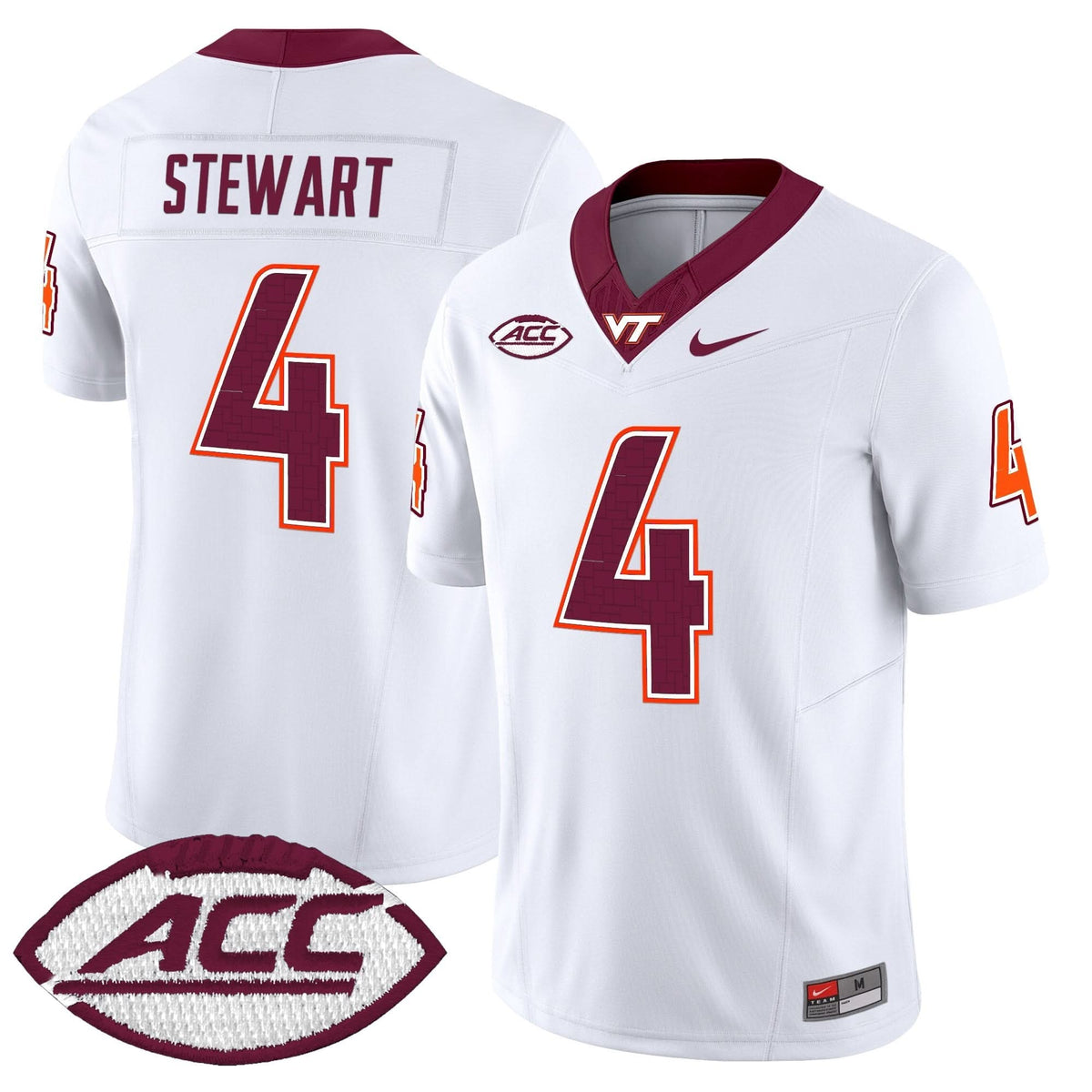 Men's Virginia Tech Hokies 2025 Vapor Limited Jersey - All Stitched