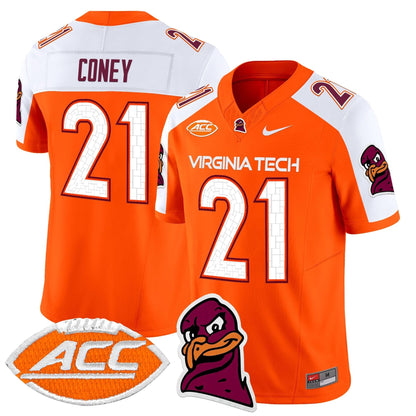Men's Virginia Tech Hokies 2025 Vapor Limited Jersey - All Stitched
