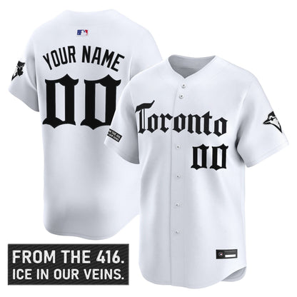 Toronto Blue Jays 'Gothic North Edition' Vapor Premier Limited Custom Jersey - All Stitched