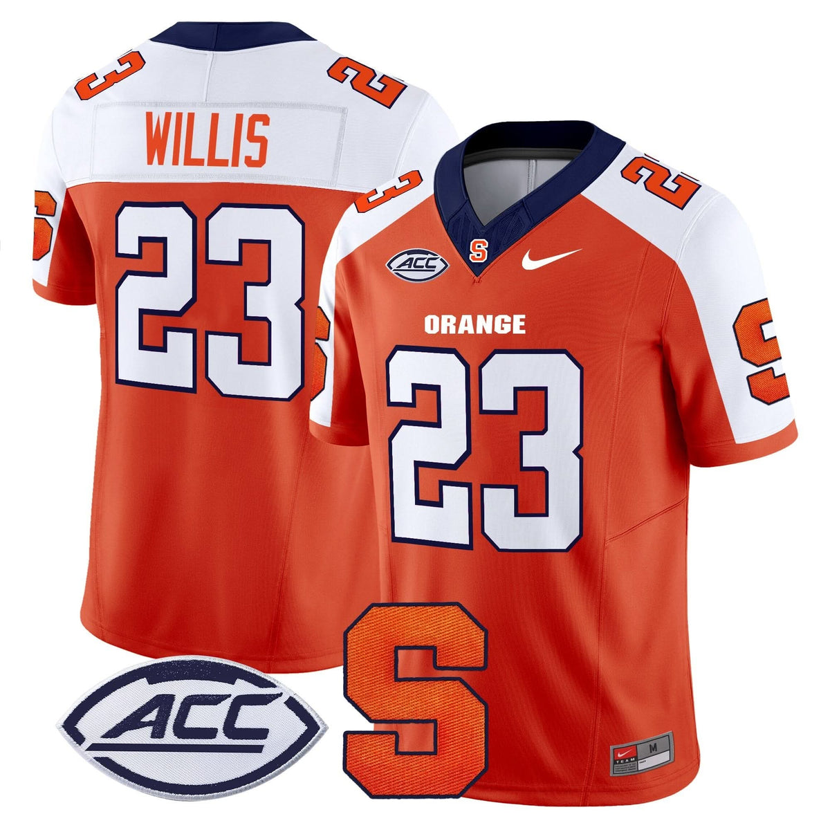 Men's Syracuse Orange 2025 Vapor Limited Jersey - All stitched
