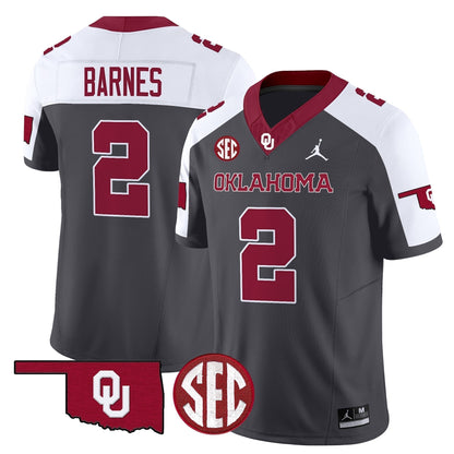 Men's Oklahoma Sooners 2025 Vapor Limited Jersey - All Stitched
