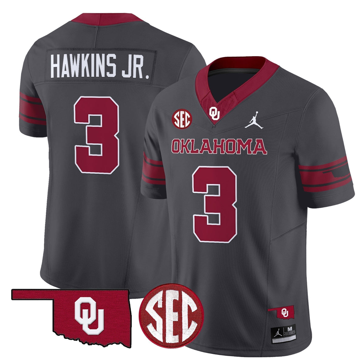 Men's Oklahoma Sooners 2025 Vapor Limited Jersey - All Stitched