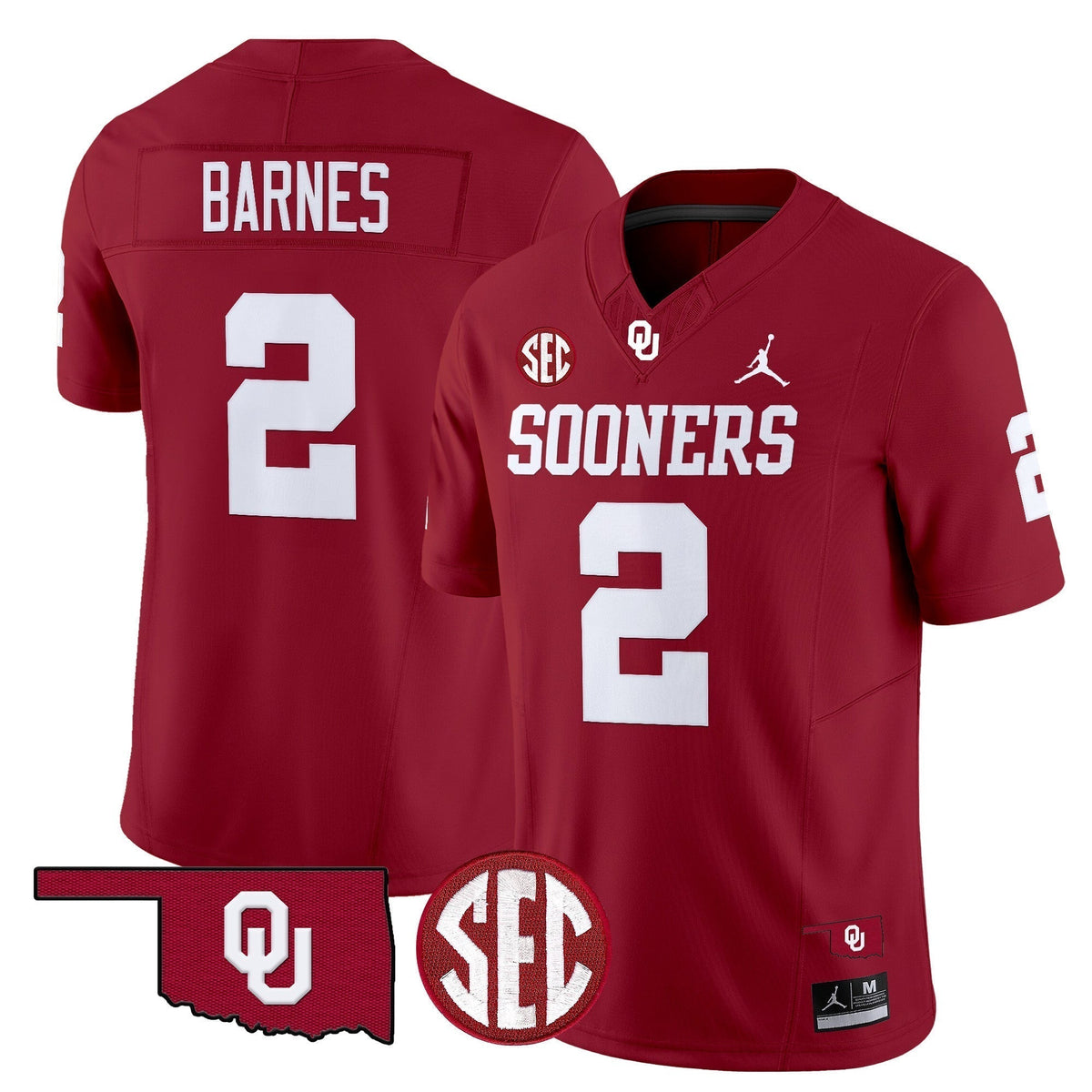 Men's Oklahoma Sooners 2025 Vapor Limited Jersey - All Stitched