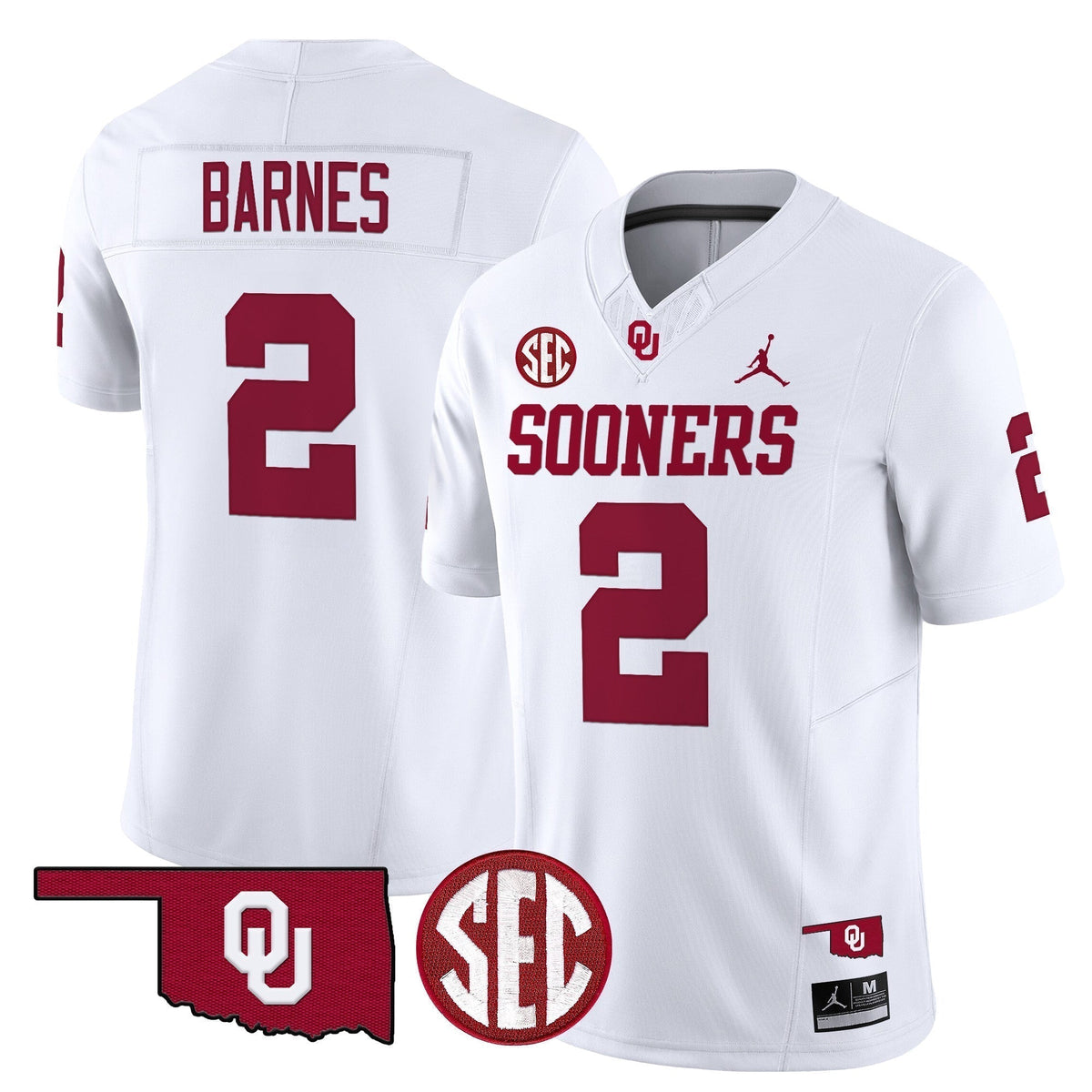 Men's Oklahoma Sooners 2025 Vapor Limited Jersey - All Stitched