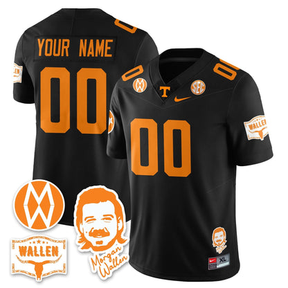 Men's Tennessee Volunteers Morgan Wallen 2025 Jersey - All Stitched