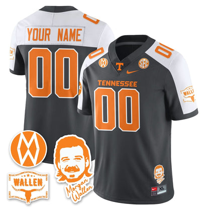 Men's Tennessee Volunteers Morgan Wallen 2025 Jersey - All Stitched