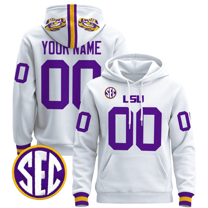LSU Tigers 2025 Premium Custom Pullover Hoodie