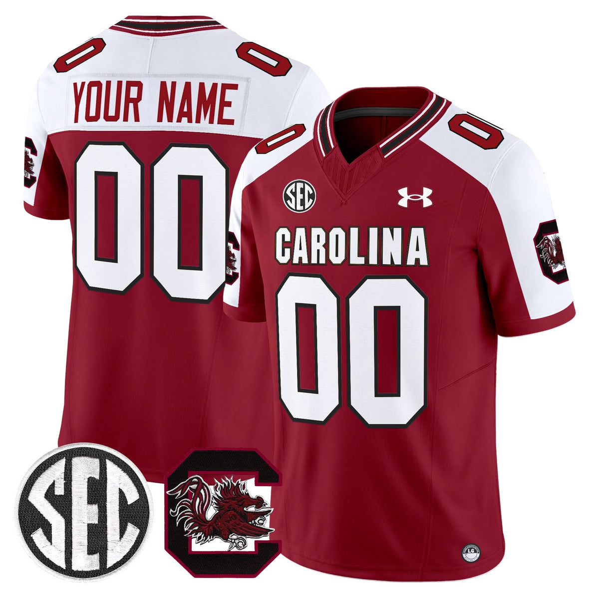 South Carolina Gamecocks 2025 Vapor Limited Custom Jersey - All Stitched