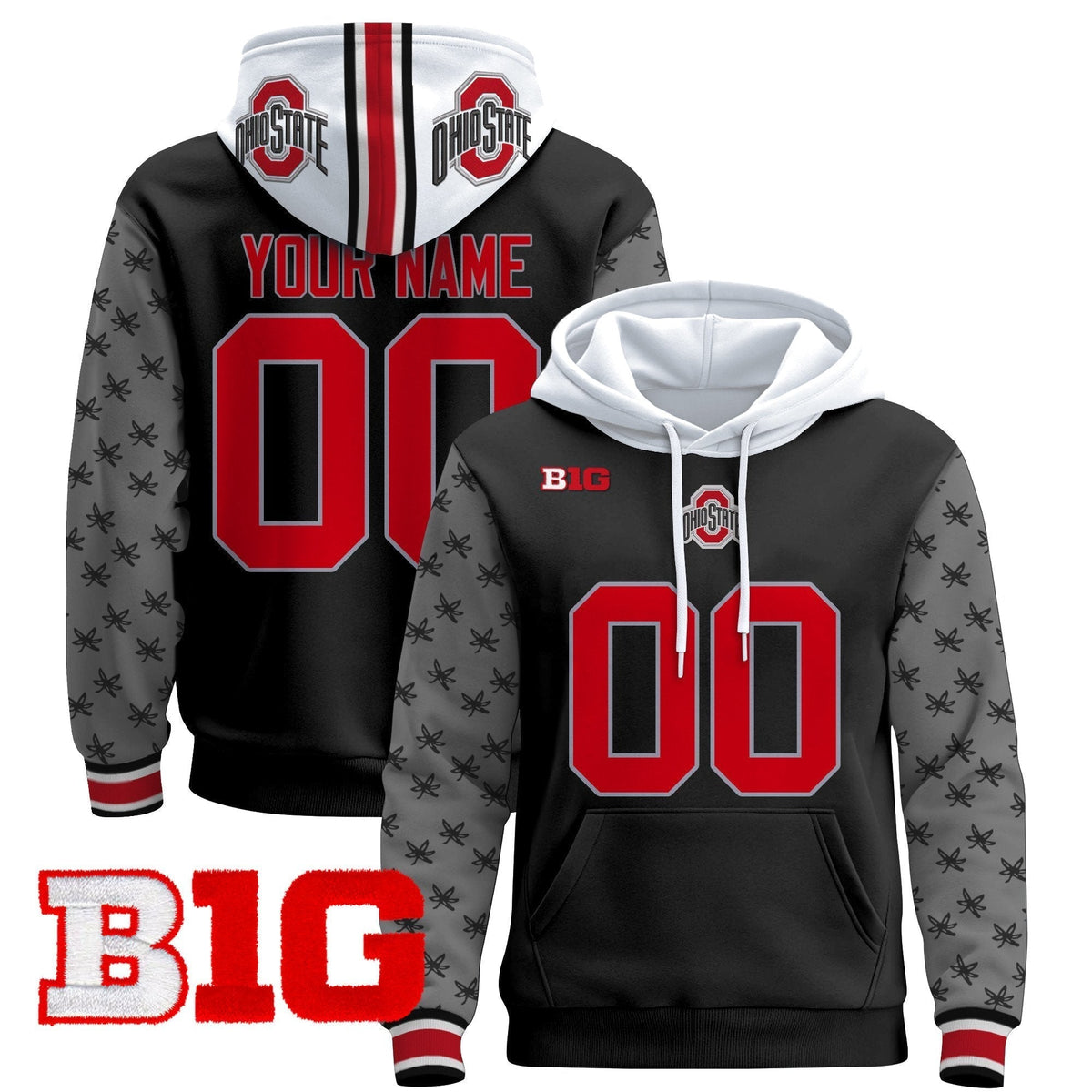 Ohio State Buckeyes 2025 Premium Custom Pullover Hoodie