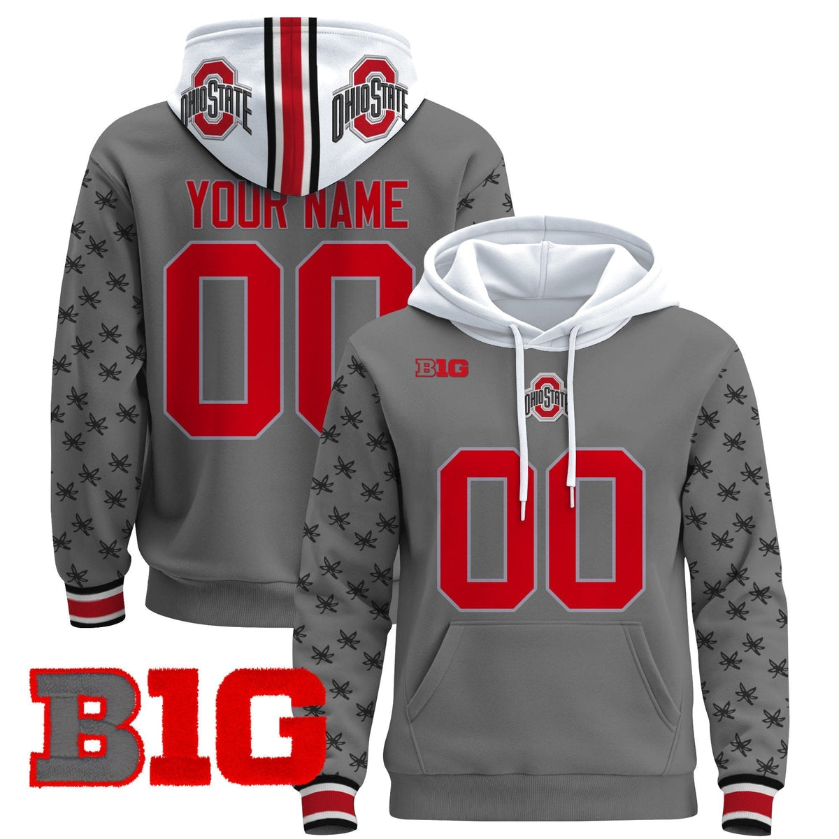 Ohio State Buckeyes 2025 Premium Custom Pullover Hoodie