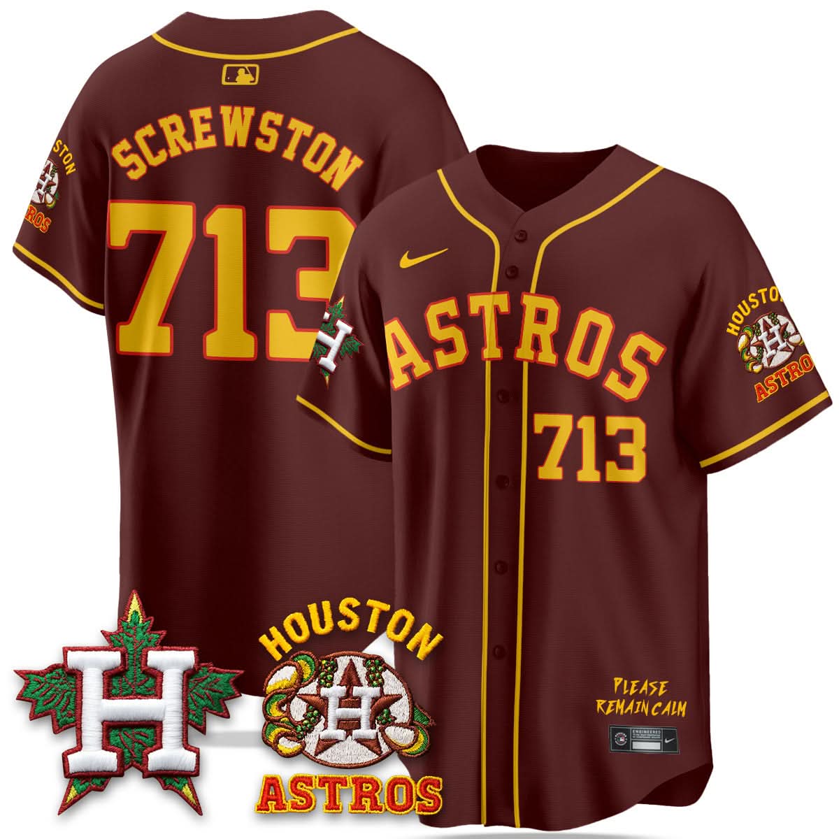 Men's Houston Astros "Hopadillo" Limited Jersey - All Stitched