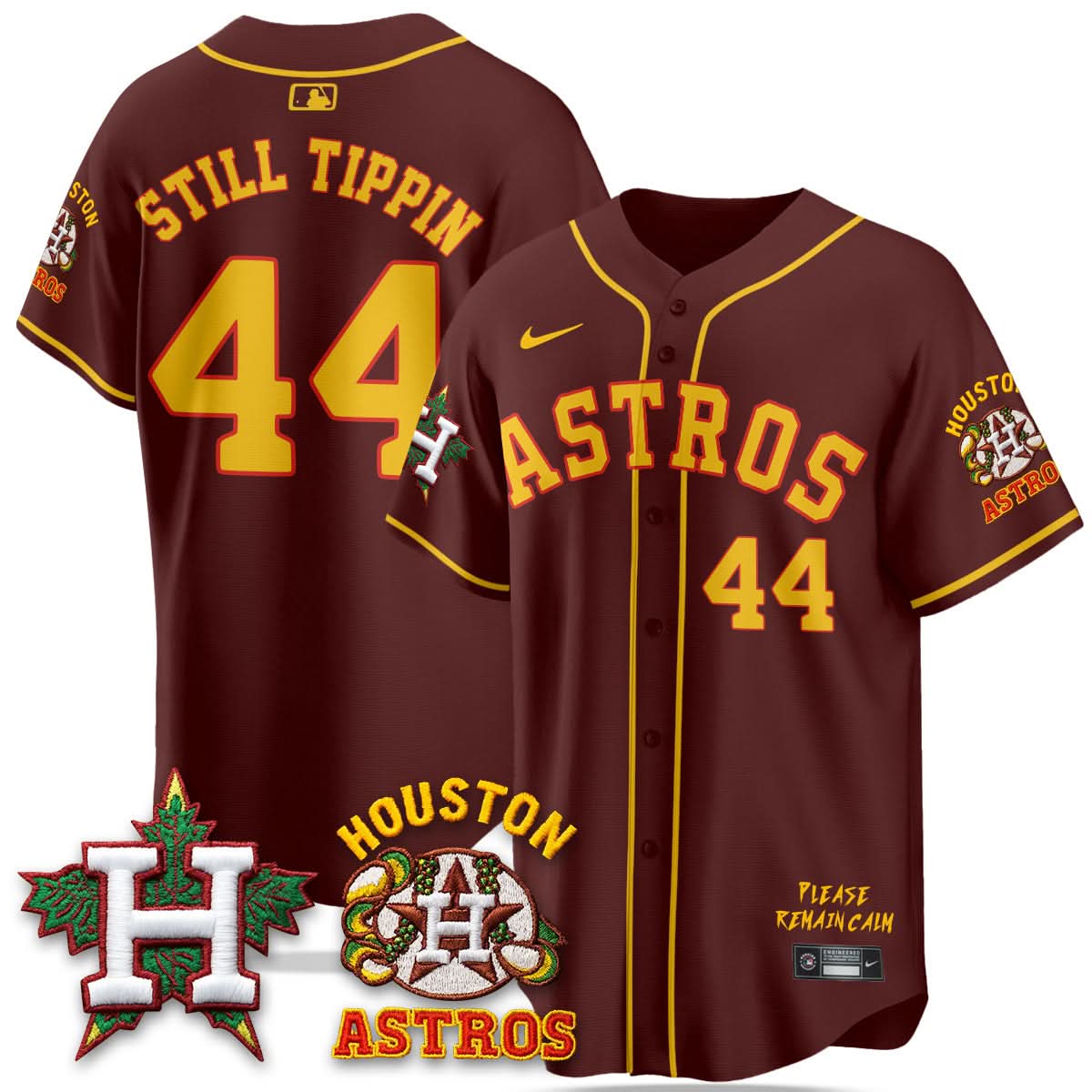 Men's Houston Astros "Hopadillo" Limited Jersey - All Stitched