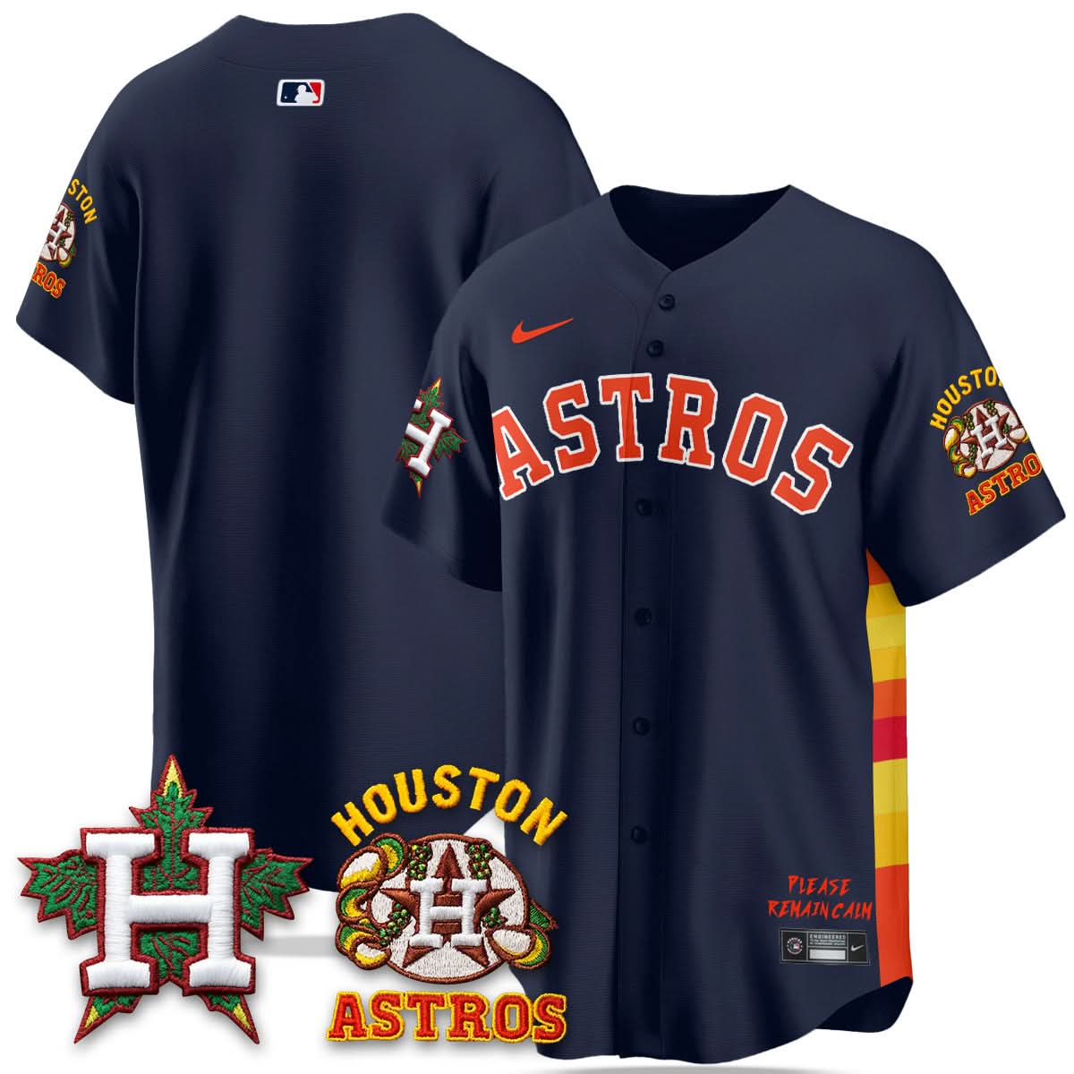 Men's Houston Astros "Hopadillo" Limited Jersey - All Stitched
