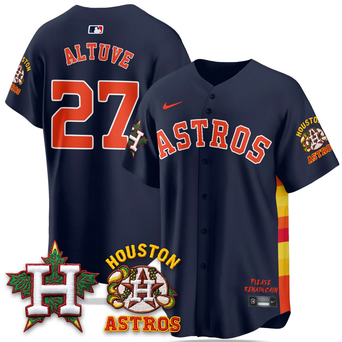 Men's Houston Astros "Hopadillo" Limited Jersey - All Stitched
