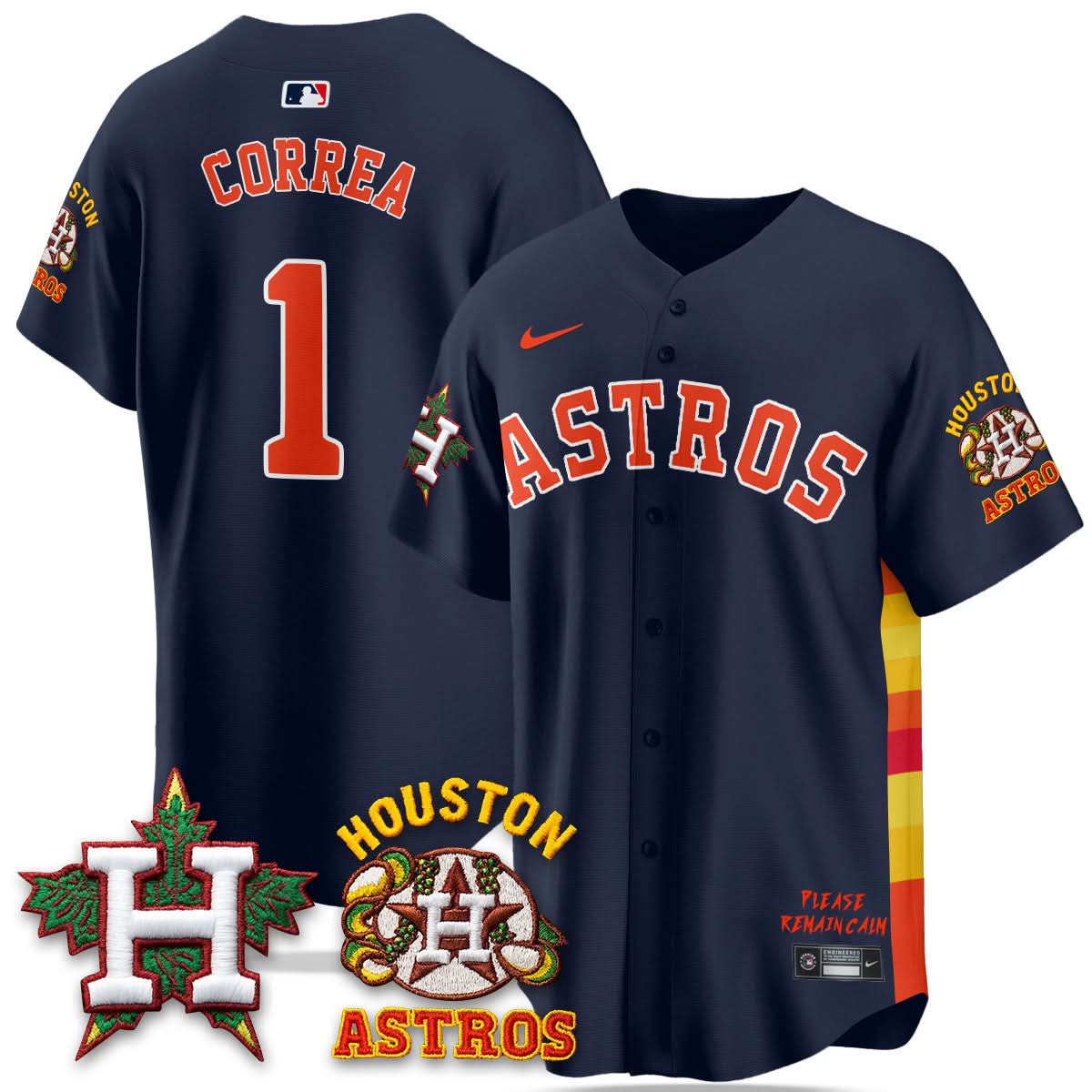 Men's Houston Astros "Hopadillo" Limited Jersey - All Stitched