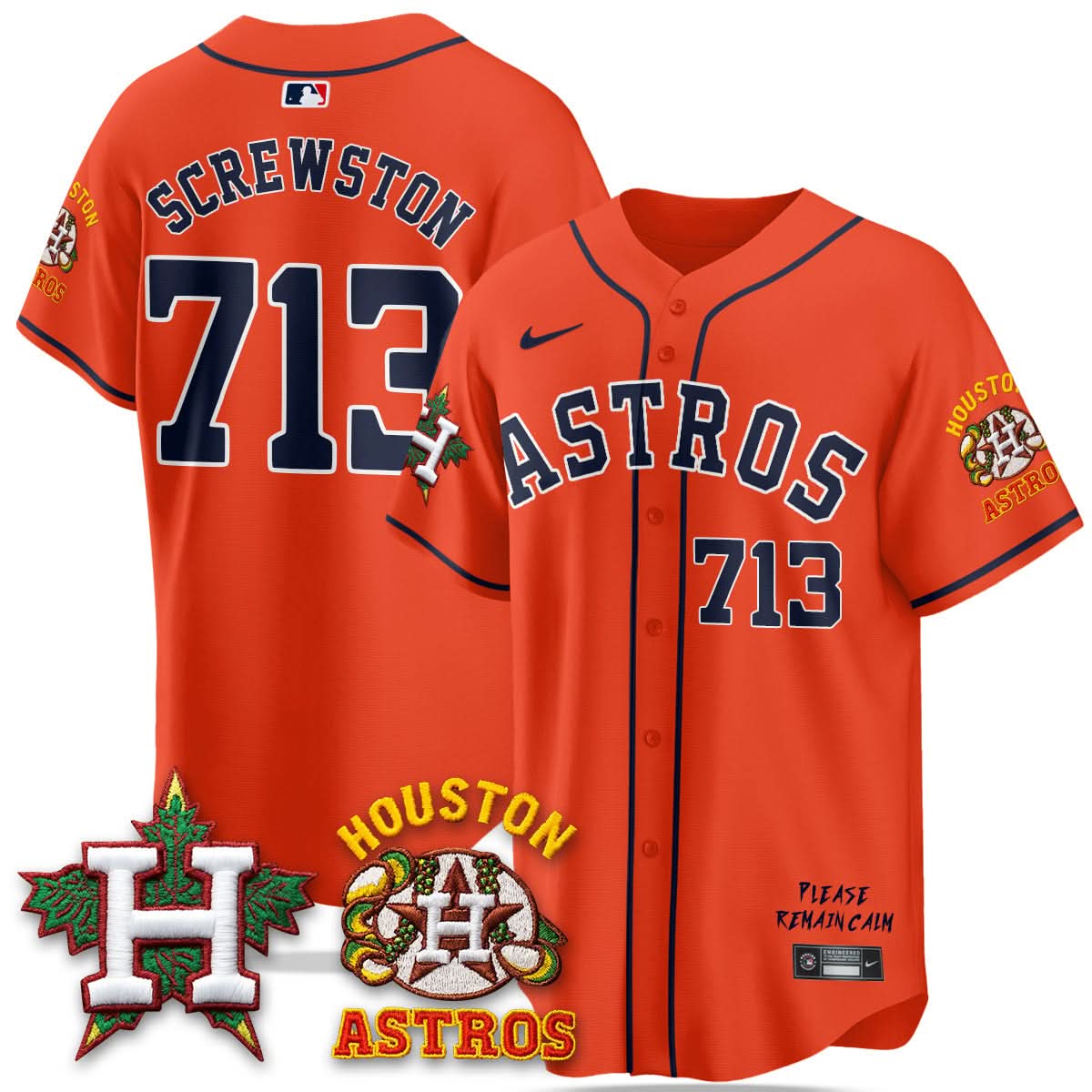 Men's Houston Astros "Hopadillo" Limited Jersey - All Stitched