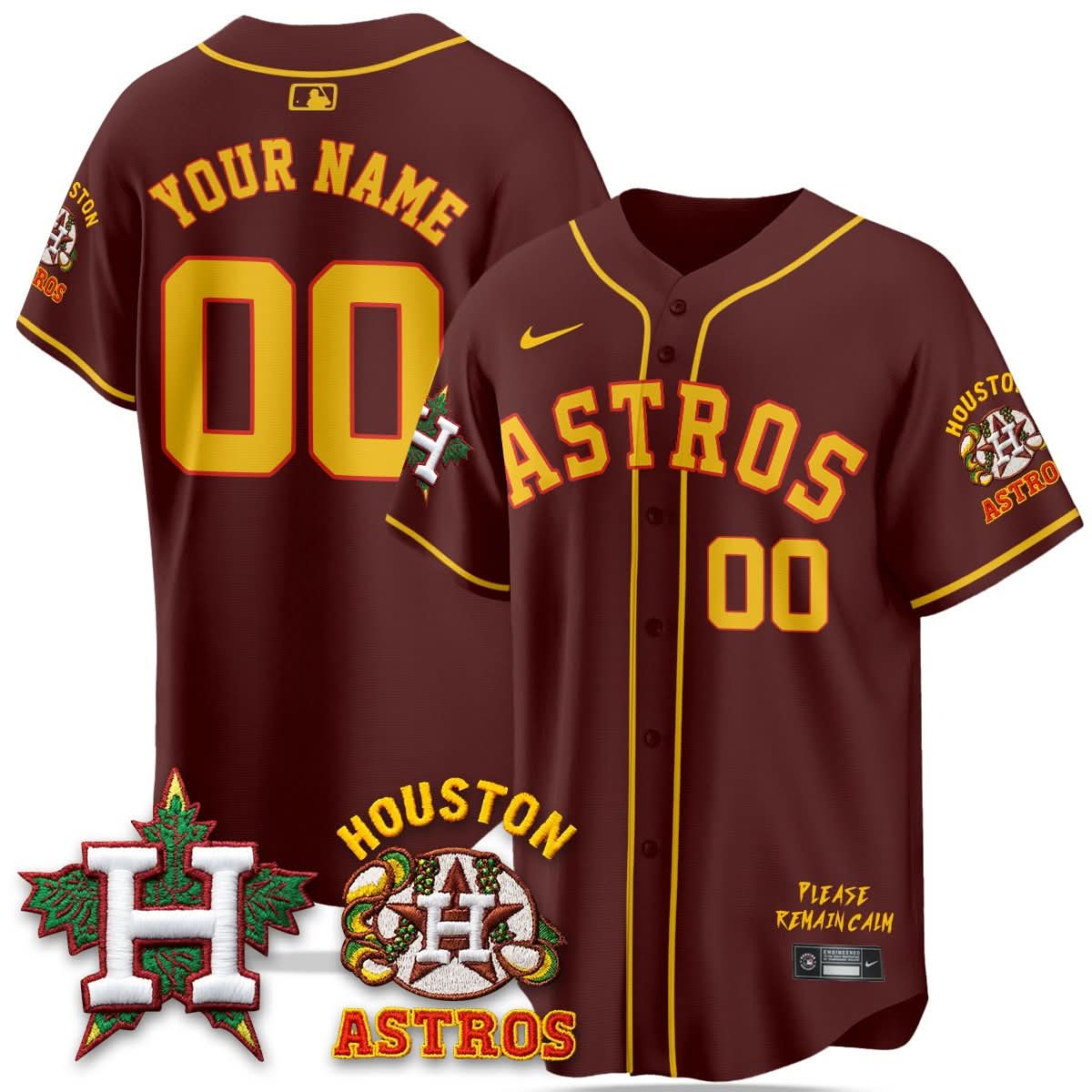 Houston Astros "Hopadillo" Limited Custom Jersey - All Stitched