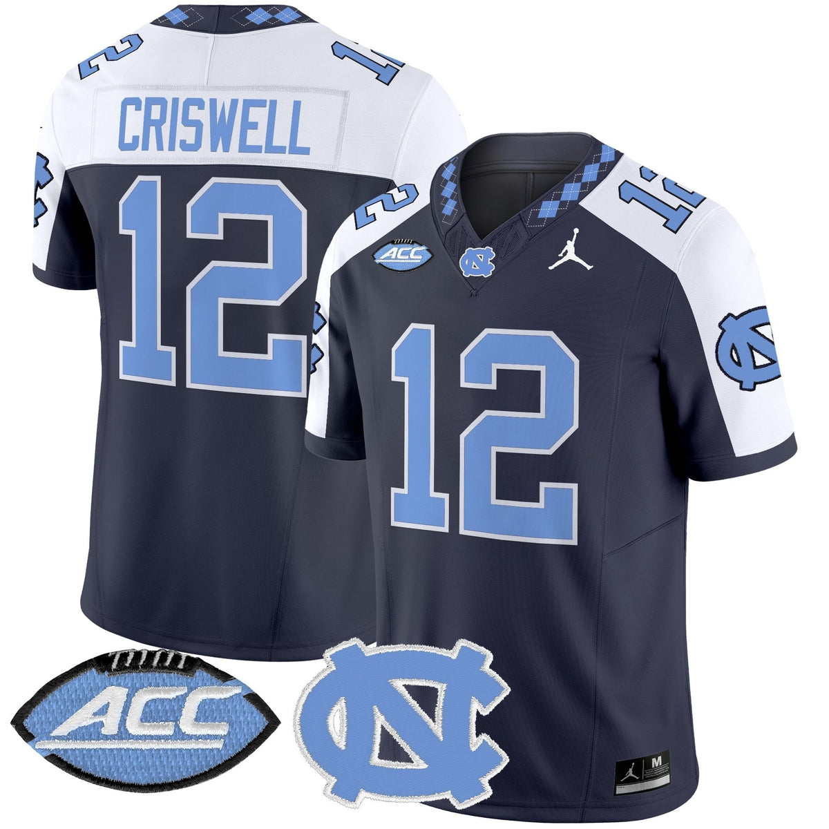 Men's North Carolina Tar Heels 2025 Vapor Limited Jersey - All Stitched
