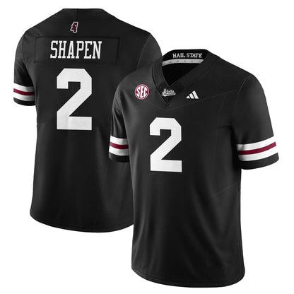 Men's Mississippi State Football "Darkness" Limited Jersey - All Stitched
