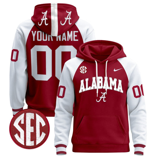 Alabama Crimson 2025 Premium Custom Pullover Hoodie V2