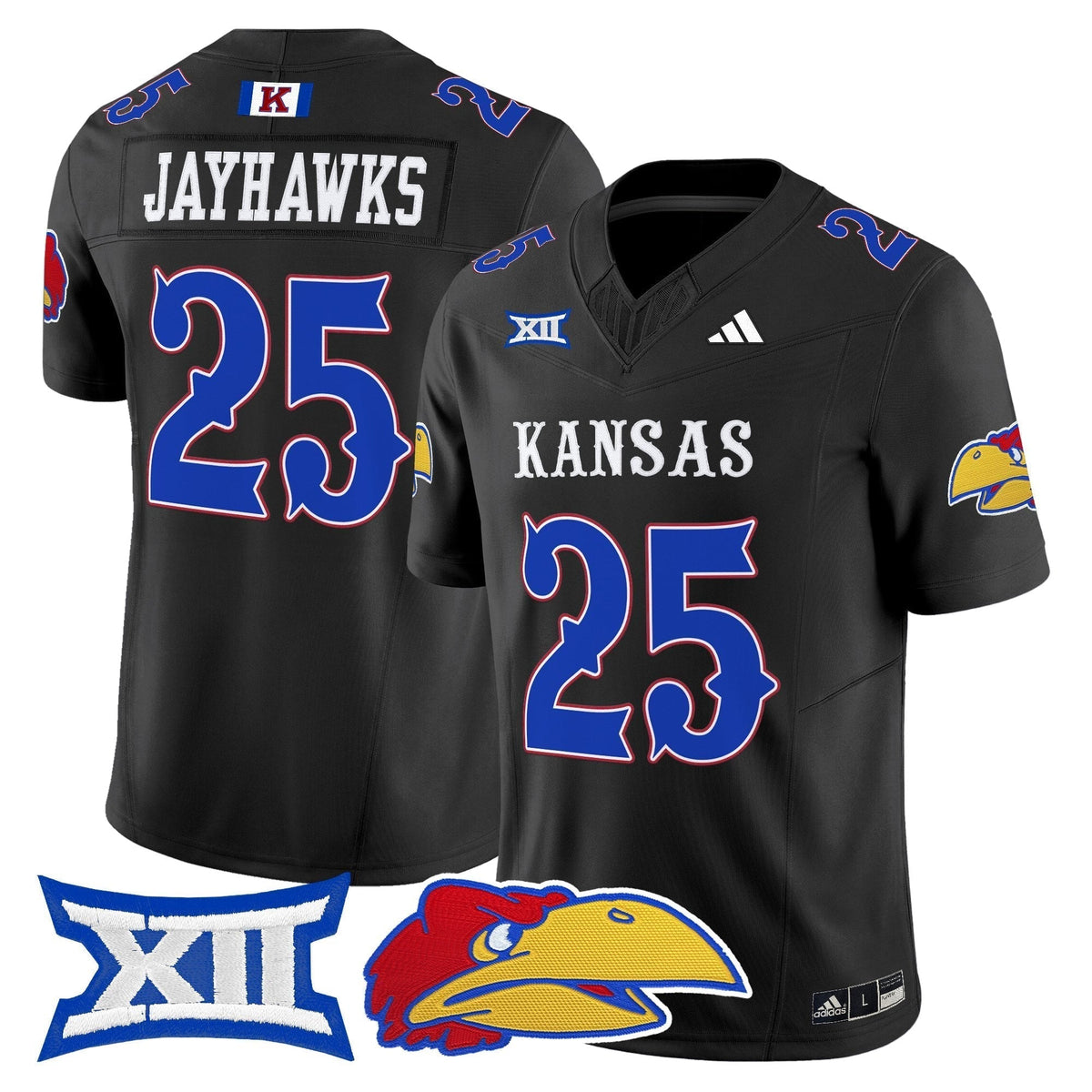 Men's Kansas Jayhawks 2025 Vapor Limited Jersey - All Stitched