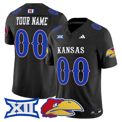 Kansas Jayhawks 2025 Vapor Limited Custom Jersey - All Stitched