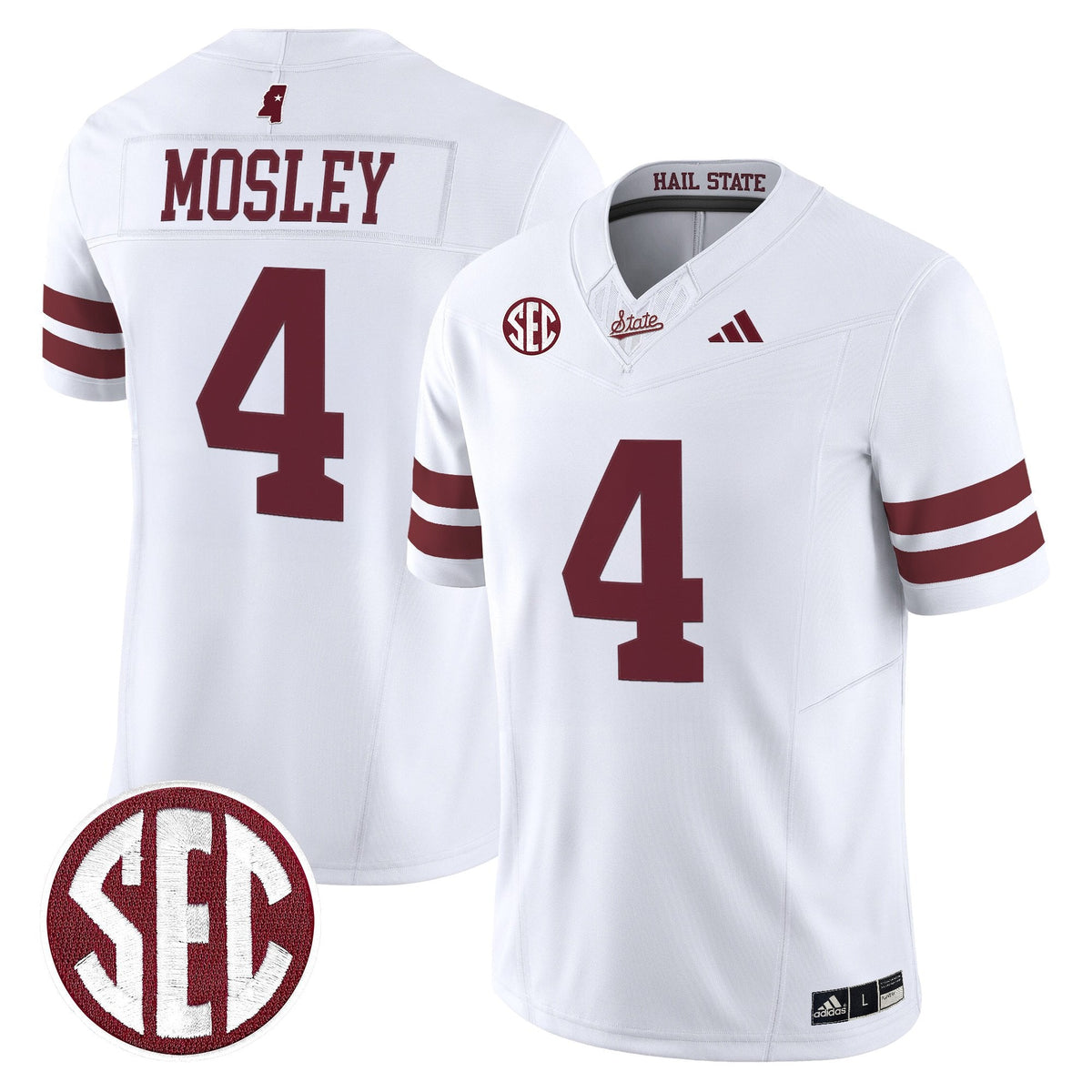 Men's Mississippi State Bulldogs 'Dark Mode' Vapor Limited Jersey - All Stitched