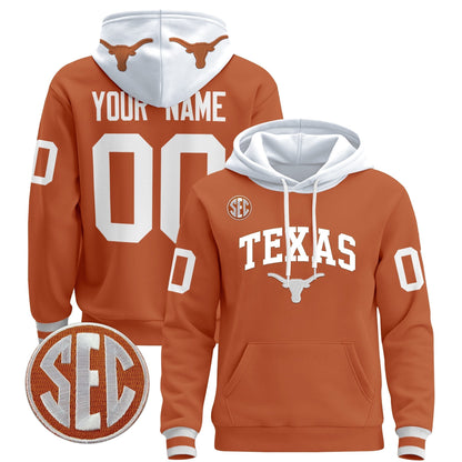Texas Longhorns 2025 Premium Custom Pullover Hoodie V2