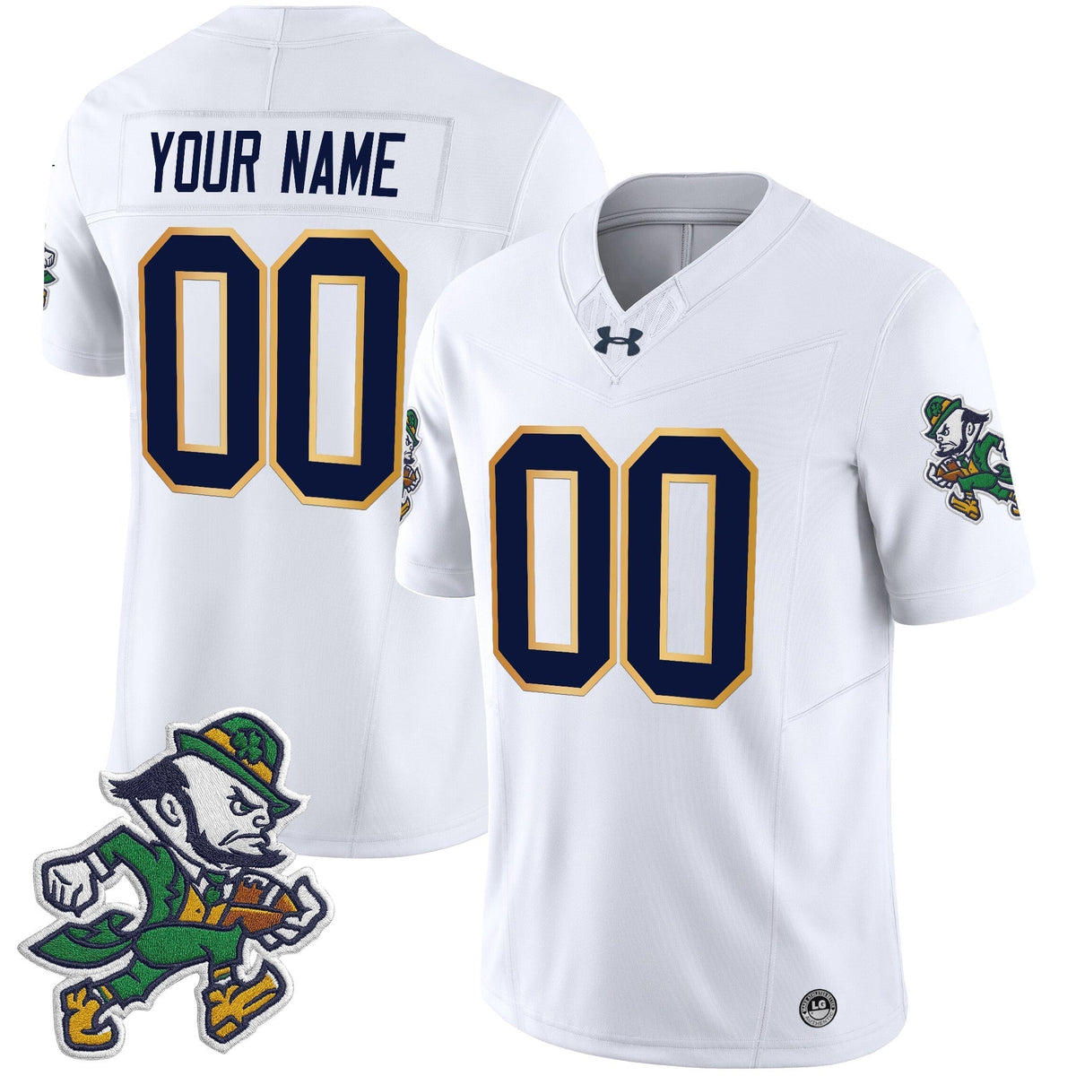 Notre Dame Fighting Irish 2025 'Gridiron Leprechaun Edition' Vapor Limited Custom Jersey ��� All Stitched