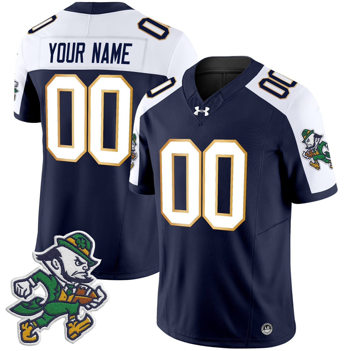Notre Dame Fighting Irish 2025 'Gridiron Leprechaun Edition' Vapor Limited Custom Jersey ��� All Stitched