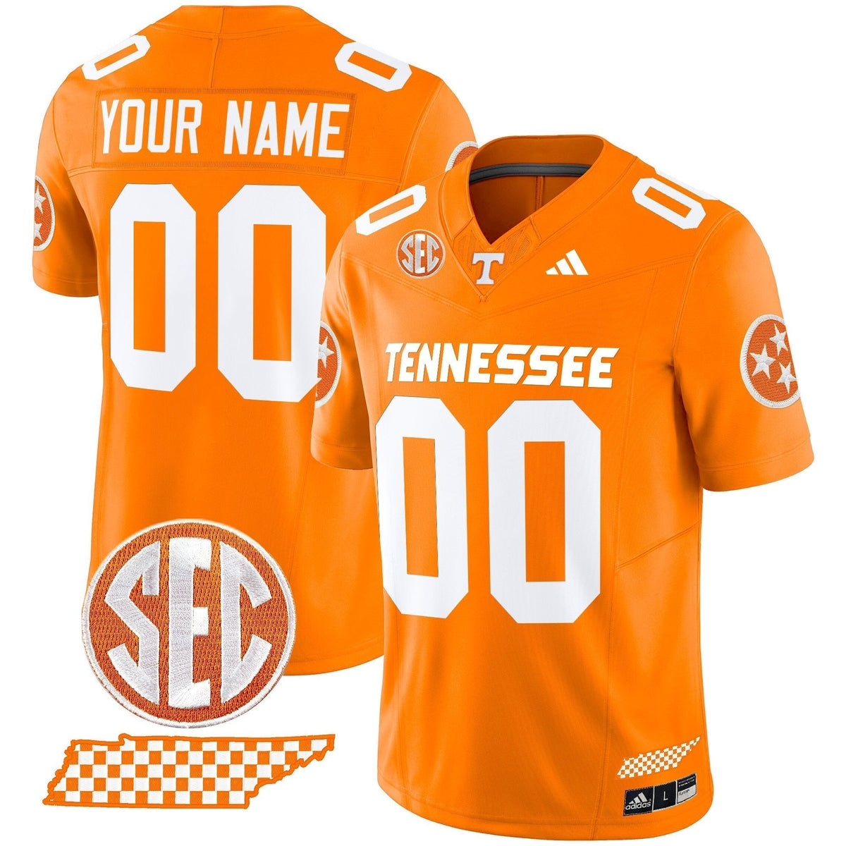 Tennessee Volunteers 2025 Vapor Limited Custom Jersey V2 - All Stitched