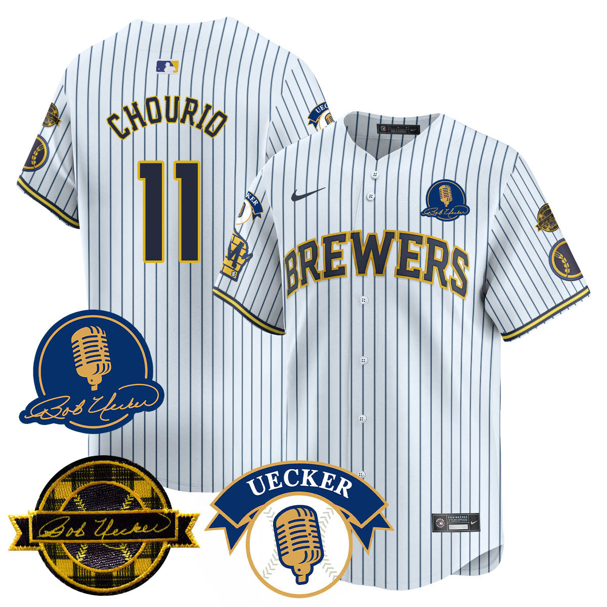 MB 2025 Limited Jersey - Bob Uecker Patch - Stitched