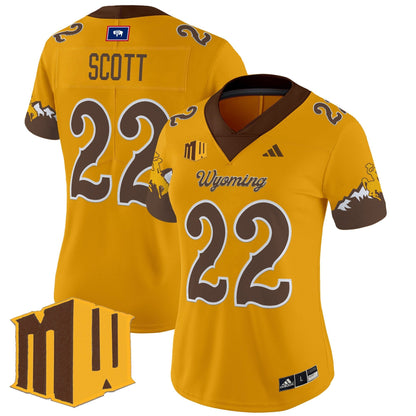 Women's Wyoming Cowboys 2025 Vapor Limited Jersey - All Stitched