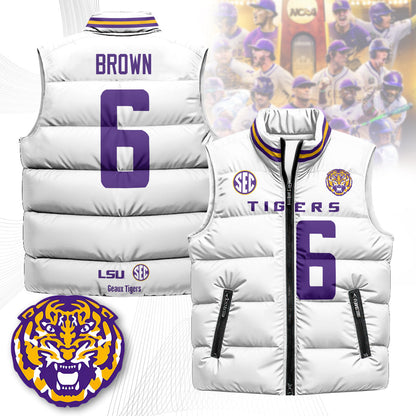 LSU Tigers Unisex Puffer Vest