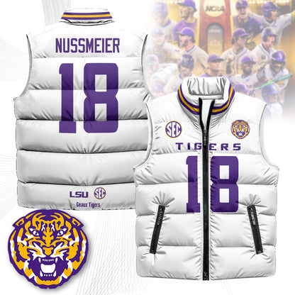 LSU Unisex Puffer Vest