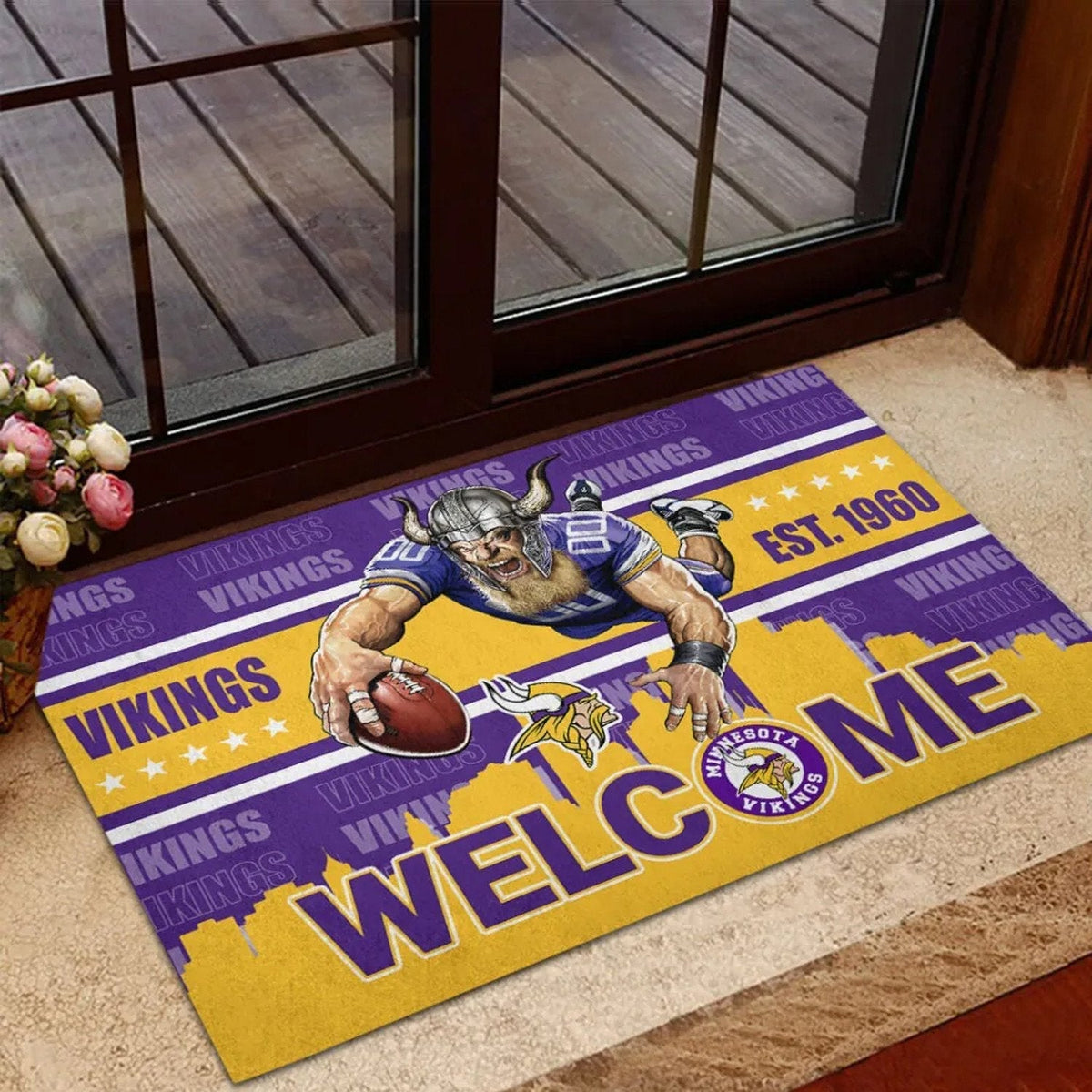 Minnesota Vikings - DOORMAT Gift For Fans