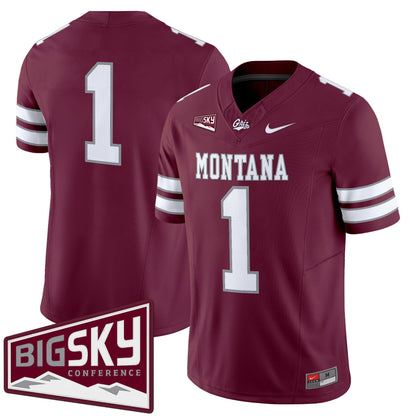 Men's Montana Grizzlies 2025 Vapor Limited Jersey - All Stitched