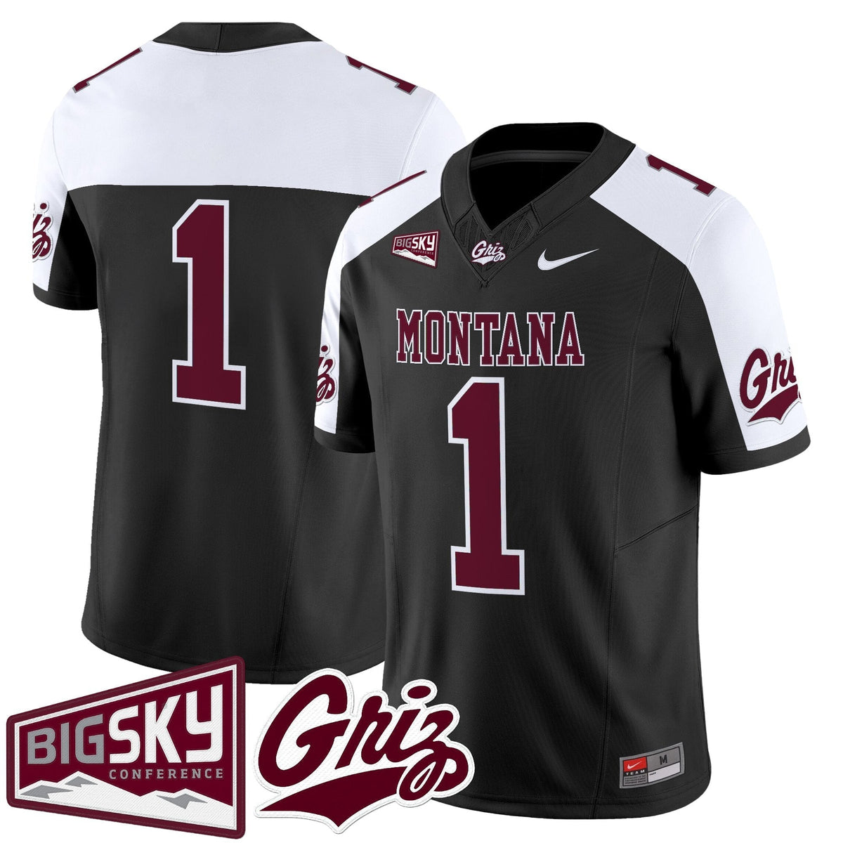 Men's Montana Grizzlies 2025 Vapor Limited Jersey - All Stitched