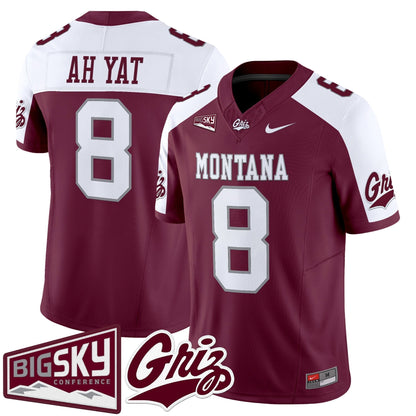 Men's Montana Grizzlies 2025 Vapor Limited Jersey - All Stitched