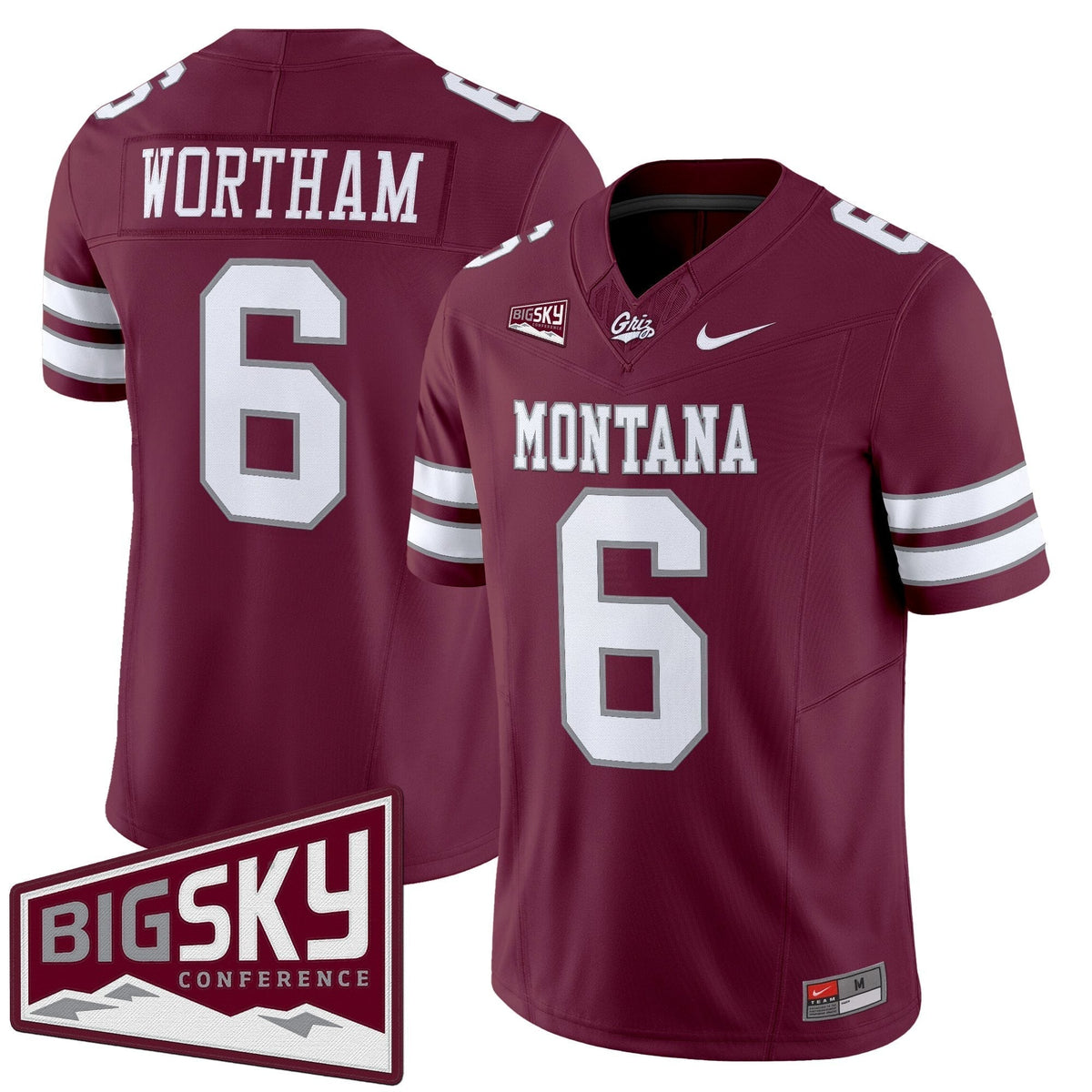 Men's Montana Grizzlies 2025 Vapor Limited Jersey - All Stitched