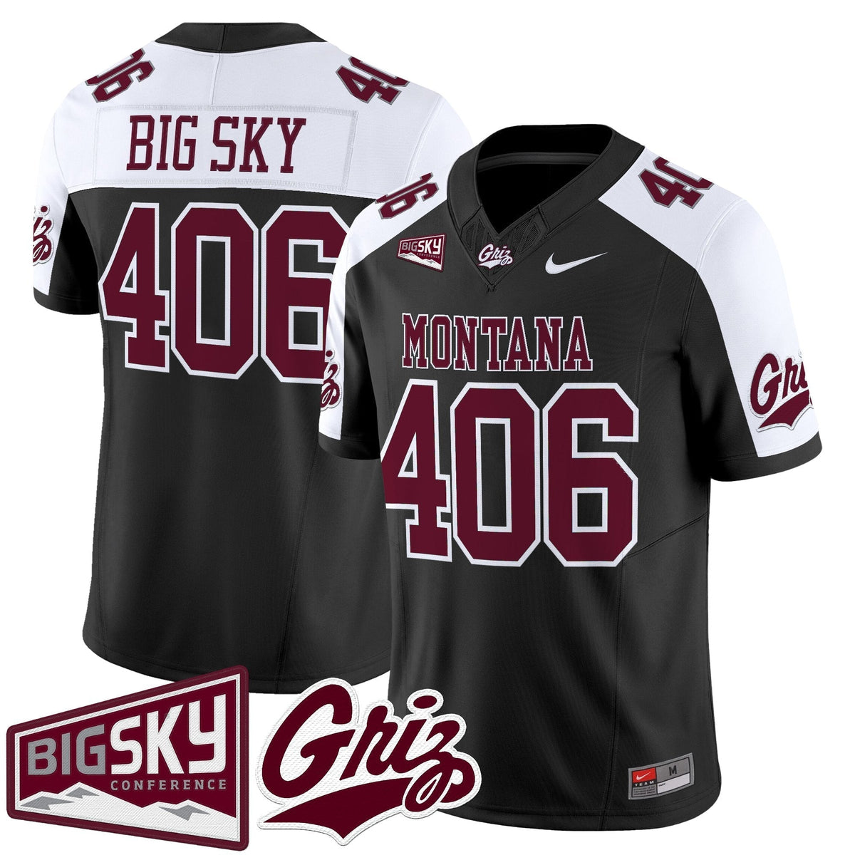 Men's Montana Grizzlies 2025 Vapor Limited Jersey - All Stitched