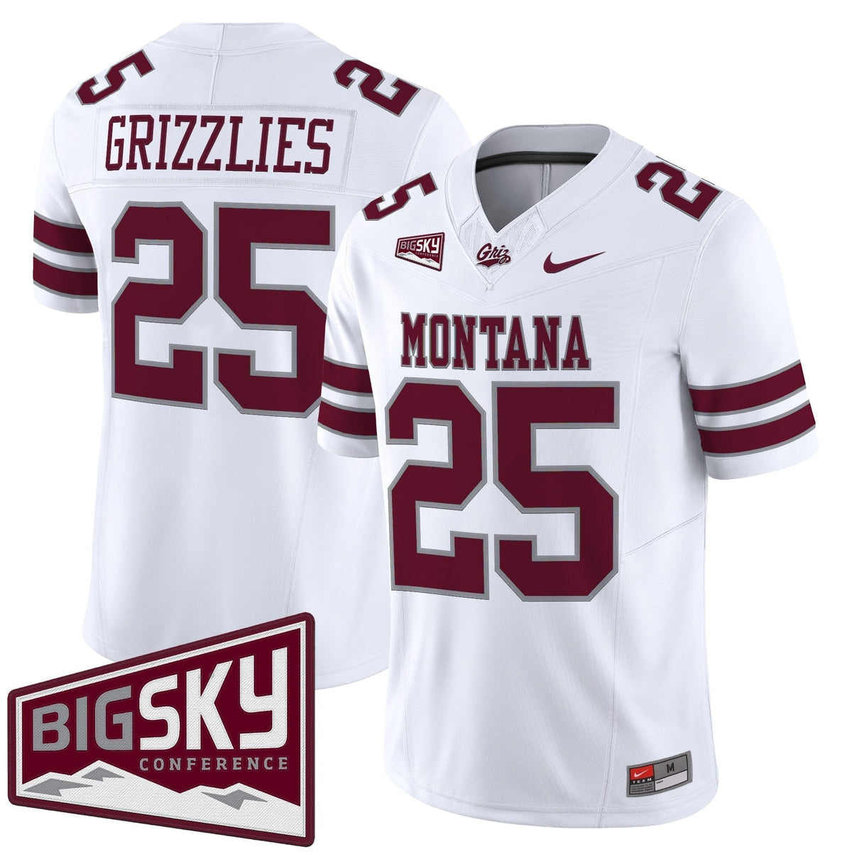 Men's Montana Grizzlies 2025 Vapor Limited Jersey - All Stitched