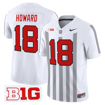 Men's Ohio State Buckeyes Throwback Vapor Limited Jersey - All Stitched