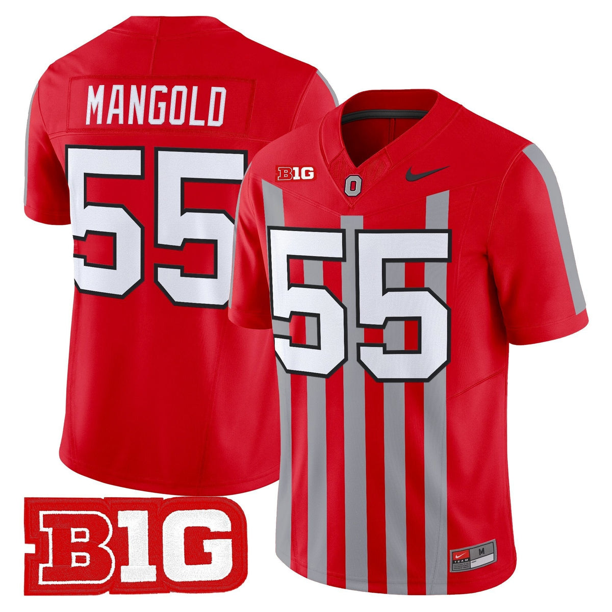 Men's Ohio State Buckeyes Throwback Vapor Limited Jersey - All Stitched