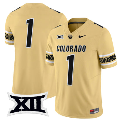 Men's Colorado Buffaloes 2025 Vapor Limited Jersey V2 - All Stitched