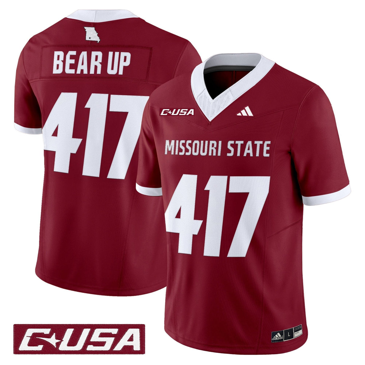 Men's Missouri State Bears 2025 Vapor Limited Jersey - All Stitched