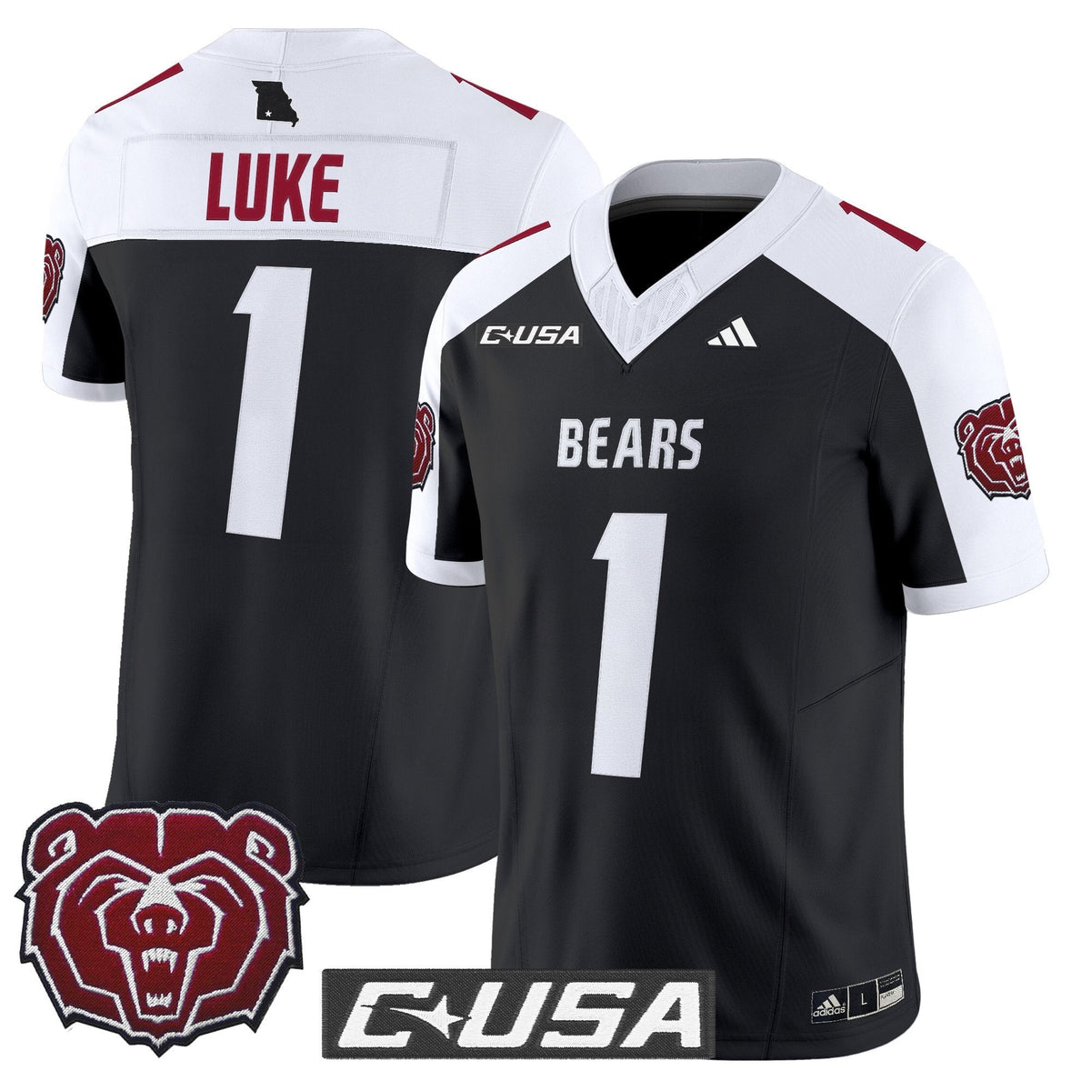 Men's Missouri State Bears 2025 Vapor Limited Jersey - All Stitched